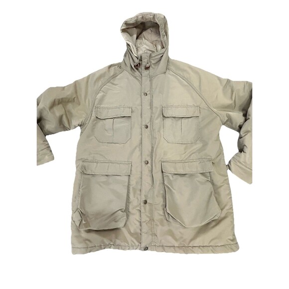 Vintage LL Bean Parka Jacket Coat Outdoor Utility Anorak Jacket Men’s Sz L - Picture 2 of 12